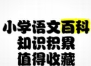 小学语文必备百科知识大全：开启趣味学习之旅